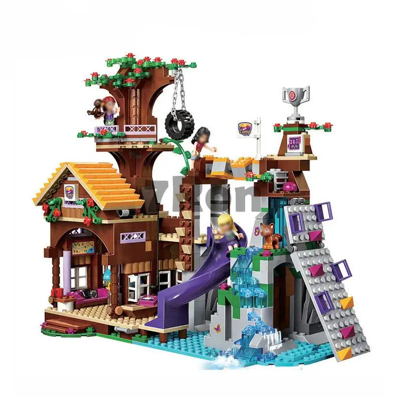 Строительные блоки 76007 Совместимость с legoingly Friends 41122 кирпичи Приключения лагерь