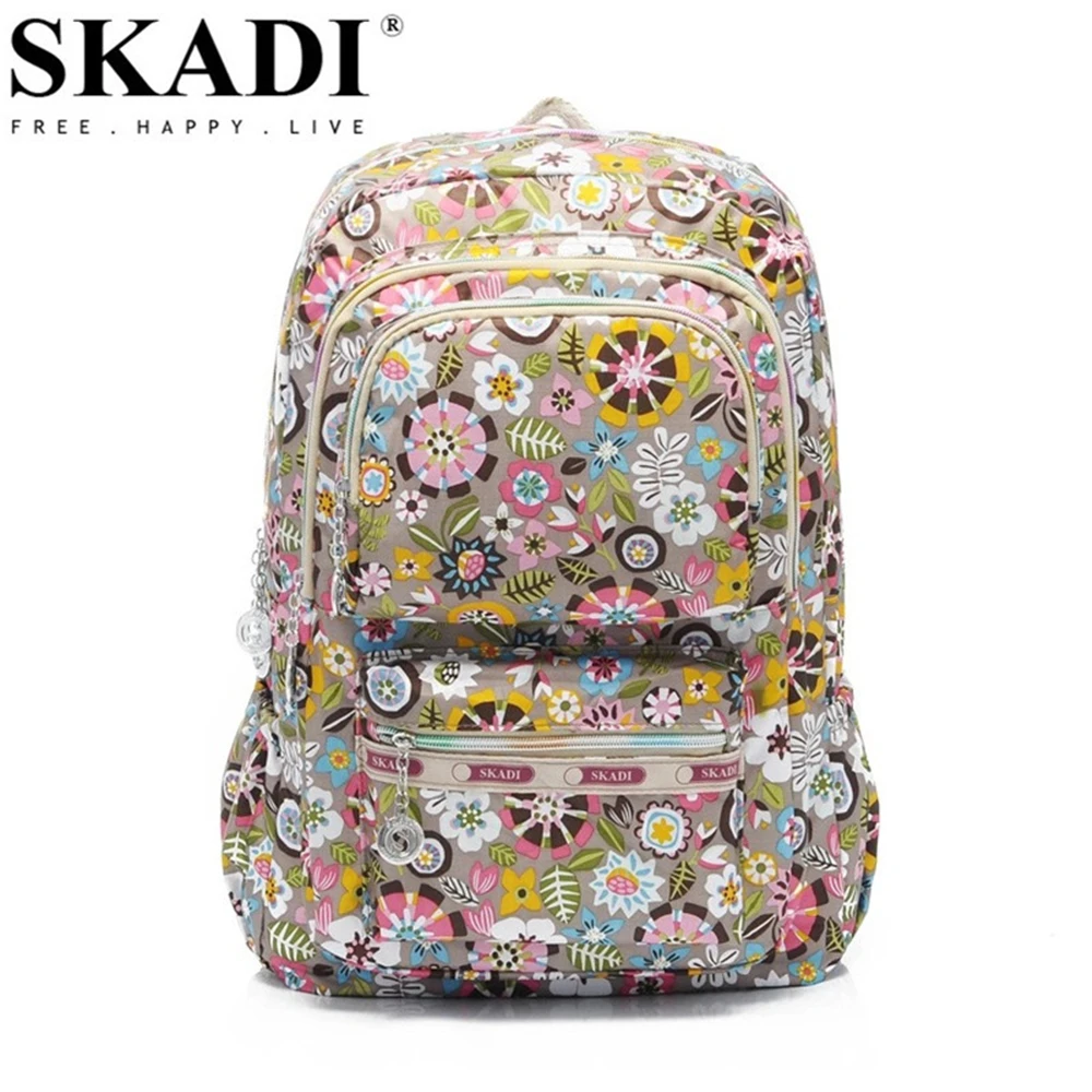 SKADI новинка Женский нейлоновый рюкзак Bolsas Mochila Feminina большой школьный для девочек