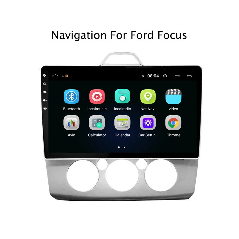 Ectwodvd 9 &quotAndroid 8 1 автомобильный dvd-плеер gps навигация для Ford Focus 2006 2007 2008 2009 2010 2011 2012