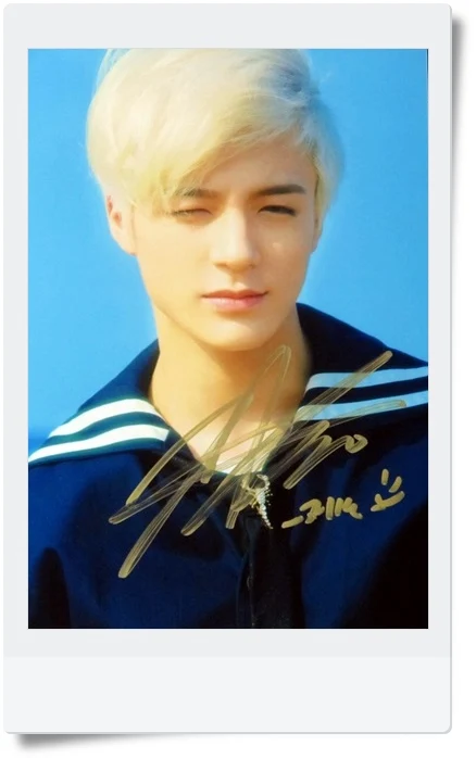Подписанный NCT DREAM JENO фото с автографом 6 дюймов мы молодые 5 версий K-POP 092017