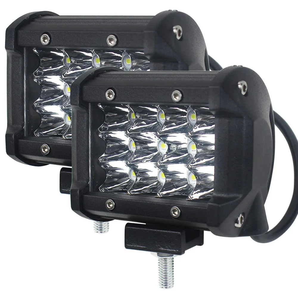 2 pcs Ledbar 36 Вт " Led бар автомобильные аксессуары рабочий свет внедорожный мотоцикл фары дальнего света для грузовика авто аксессуары 4X4 внедорожный 24 в 12 В - Цвет: 2 pcs