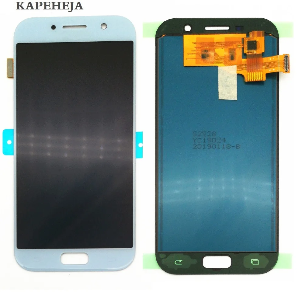 Можно регулировать яркость lcd для samsung Galaxy A5 lcd A520 SM-A520F lcd дисплей кодирующий преобразователь сенсорного экрана в сборе