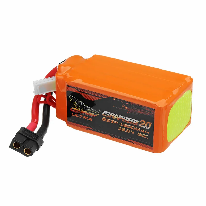 Аккумуляторная батарея Giant Power DINOGY ULTRA GRAPHENE 2 0 18 5 В 1300 мАч 80C Lipo XT60 разъем для