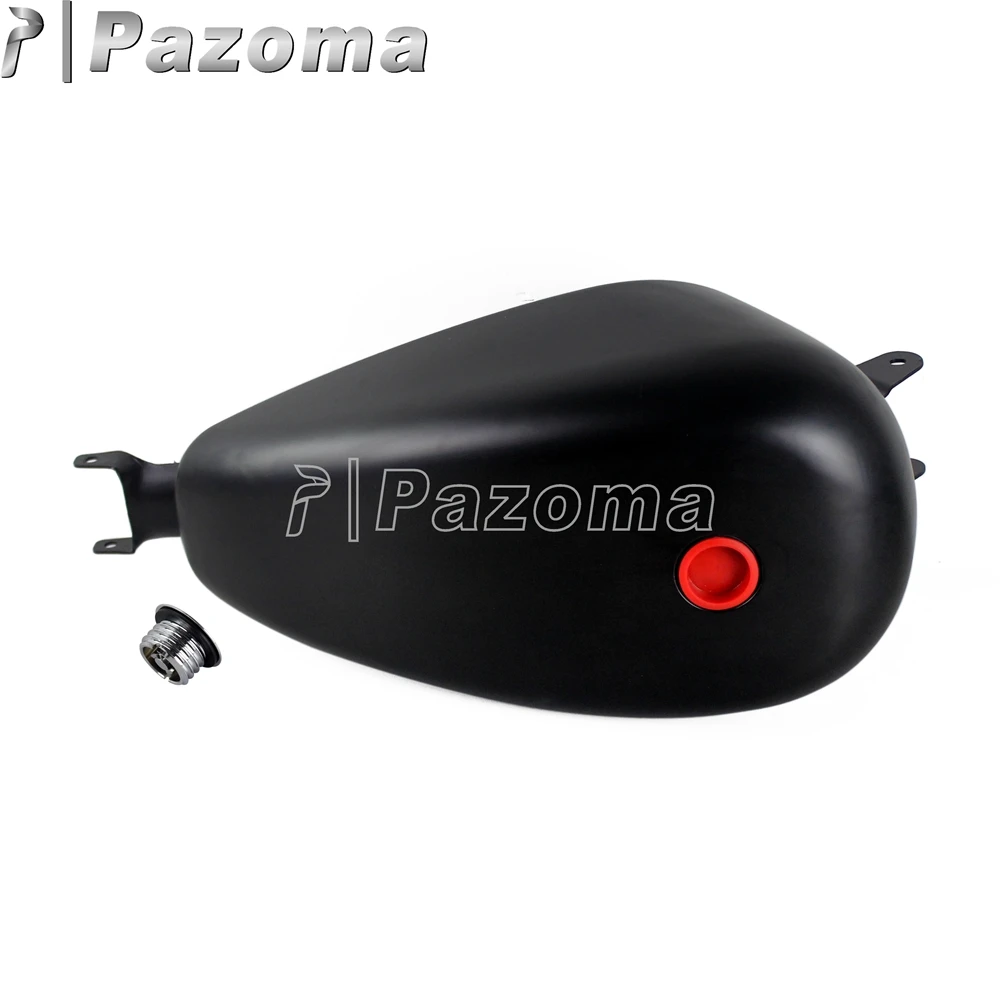 Black Moto 3.3 GAL EFI Fuel Tank Motorcycle Oil Gas for Harley Sportster XL1200 XL883 XL 883 1200 2004-2006 | Автомобили и