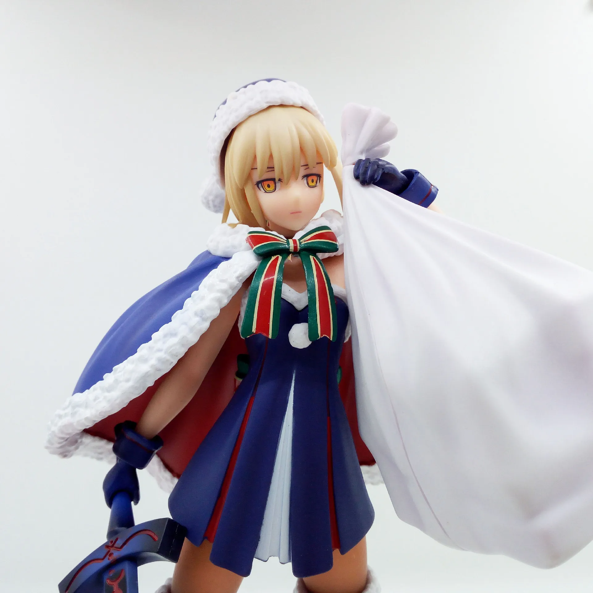 23 см Новинка, лидер продаж, аниме Fate/stay Night Grand Order Saber Arturia Pendragon, Рождественская ПВХ фигурка, коллекция моделей, Подарочная кукла