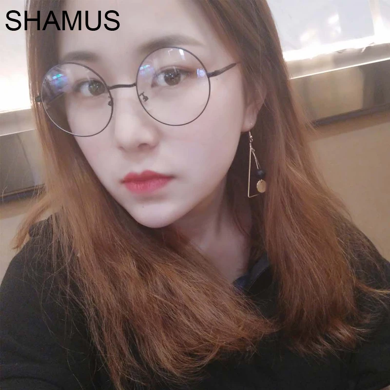Супер светильник оптические оправы SHAMUS модные круглые очки 2017 ретро брендовые