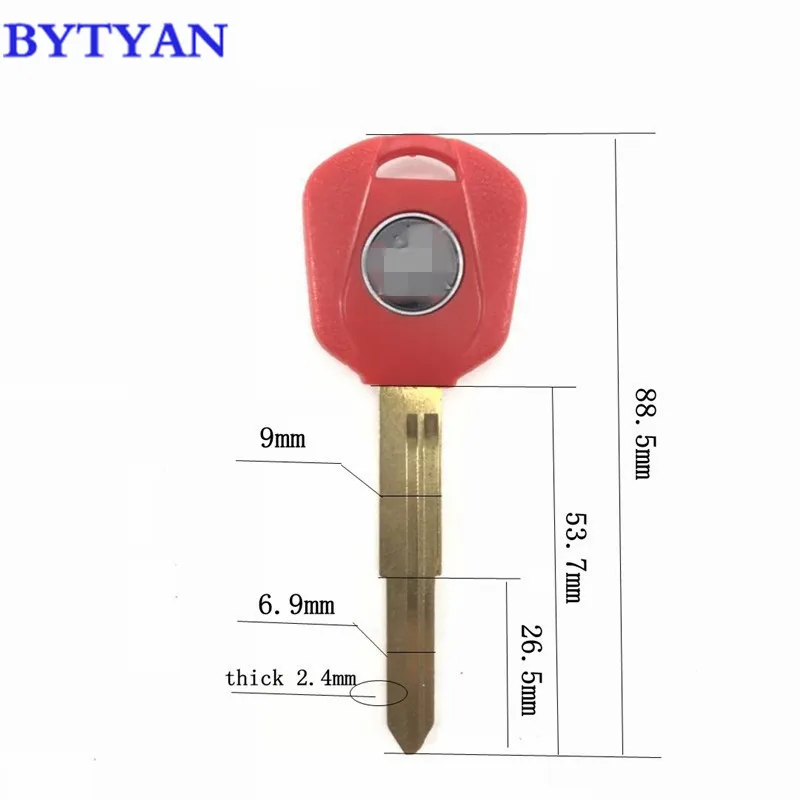 BYTYAN Motorcycle Key Blank without Cutting CBR600RR For Honda CBR1000 CB1300 F4i CBF600 HORNET CB900 cbr954 F5 VTR1000 | Автомобили и