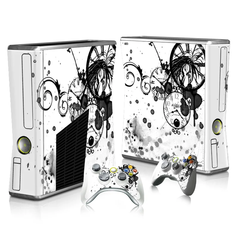 Пользовательская дизайнерская наклейка для кожи наклейка для Xbox 360 Slim консоль и контроллеры Скины стикеры s для Xbox360 тонкий винил