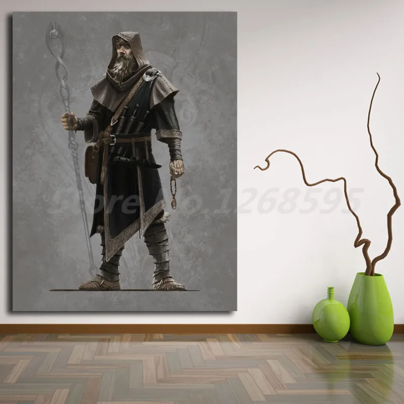 Skyrim халаты мага HD обои холст картина печать гостиная домашний декор современный