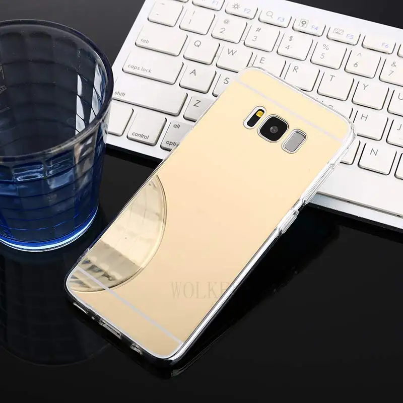 Зеркало ТПУ чехол для телефона для samsung galaxy A50 A30 A6 A8 J4 J6 J8 A9 на A7 Note9 A5 A7 S8 S9 плюс роскошный мягкий чехол для задней крышки