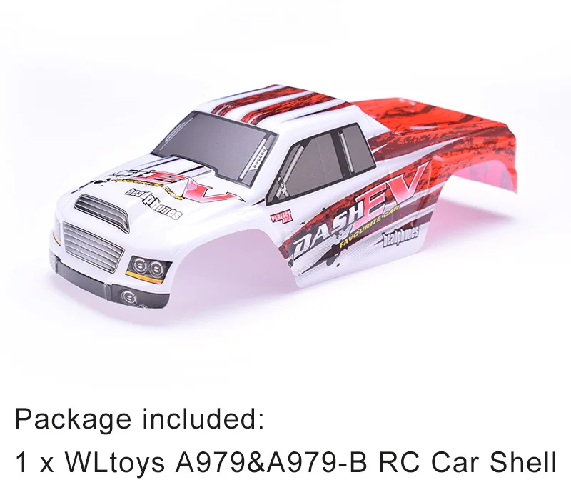 Original WLtoys A979 A979-B Car Shell A979-B-01 Body Red RC Replacement Spare Parts | Игрушки и хобби