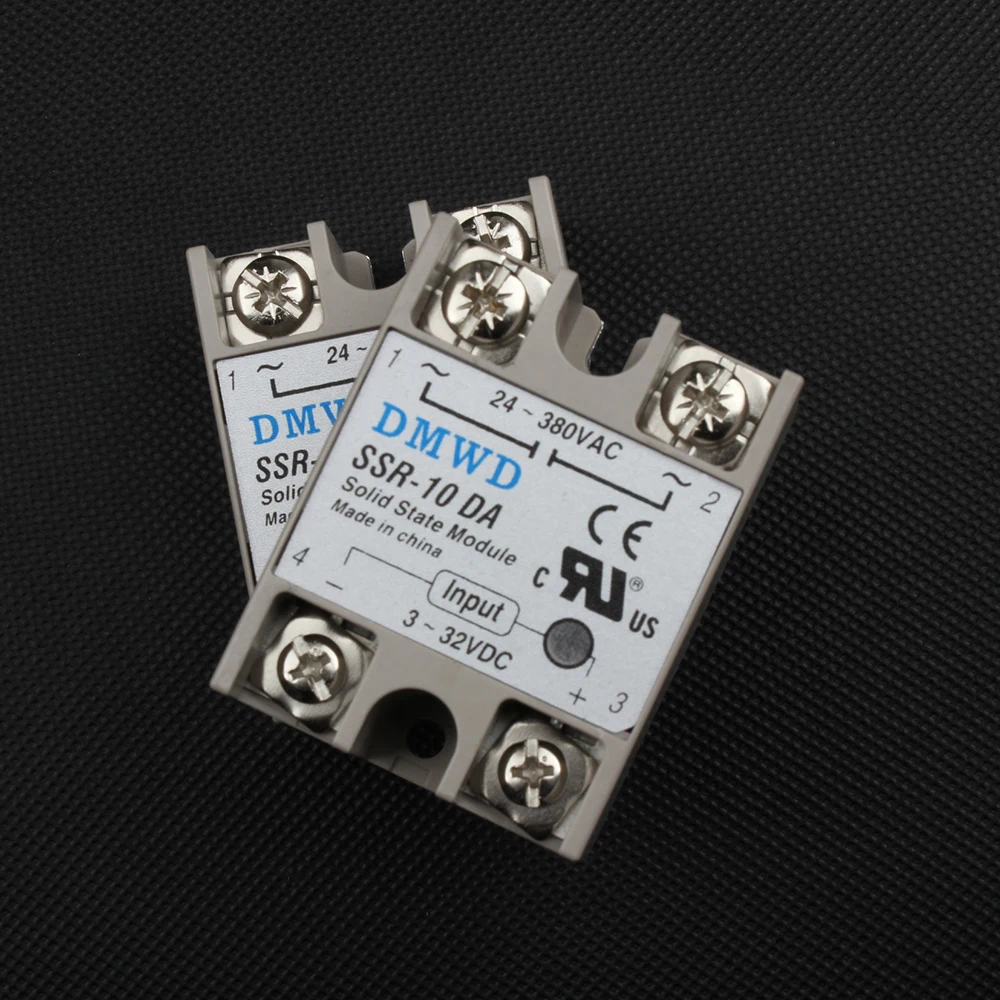 DMWD SSR-10DA твердотельное реле 10A на самом деле твердотельное реле 10A 3-32 В постоянного тока в AC 24-380 В SSR 10DA