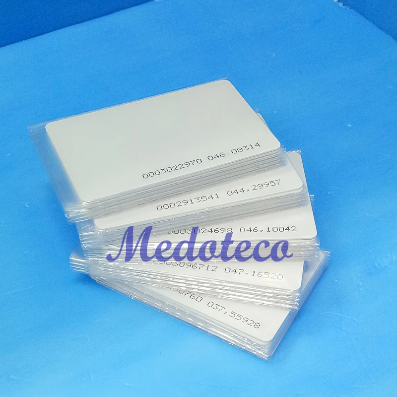50 шт. 0 8 мм 125 кГц rfid карта TK4100 Чип Keycard чтение только доступ тонкая для системы