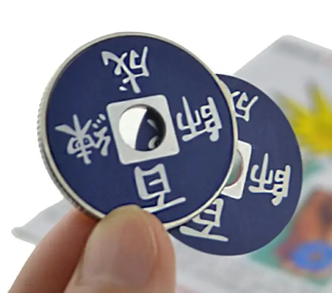 

Chinese Coin Color Change Magic Tricks Magician Close Up Illusion Prop Gimmick Accessories Mentalism 3 Colors Coins Change Magia