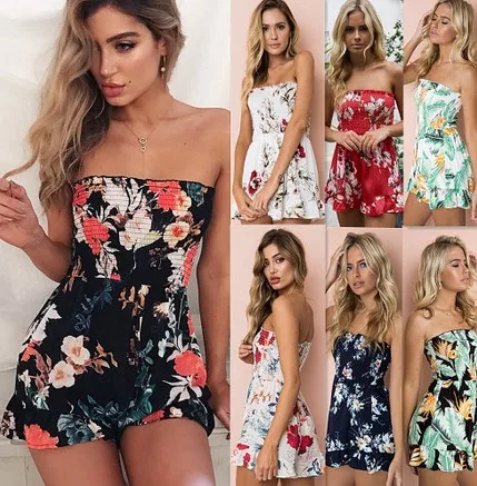 Новый год Ebay Amazon Горячий стиль Европа и сексуальная печать с открытыми плечами