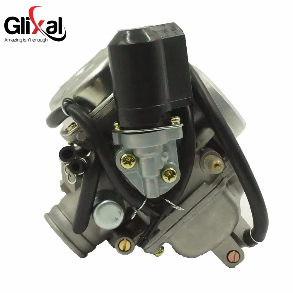 Glixal GY6 125cc 150cc 26 мм CVK карбюратор Карбюратор с электрическим дросселем для 152QMI 157QMJ