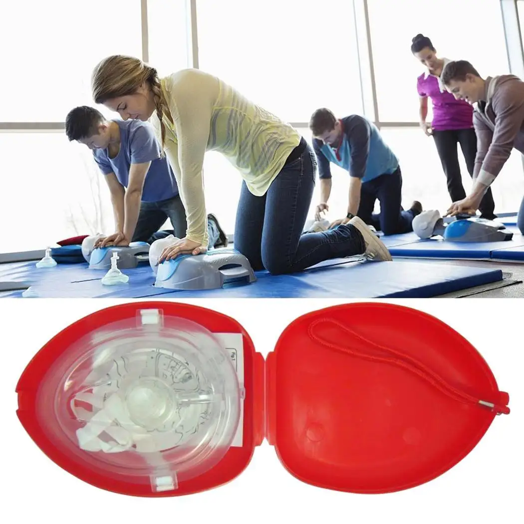 Профессиональные маски первой помощи CPR искусственная дыхательная прозрачная