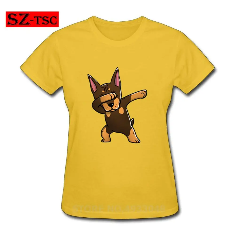 2019 Dobermann футболка Доберман Пинчер для питомцев собака щенок Военная работа