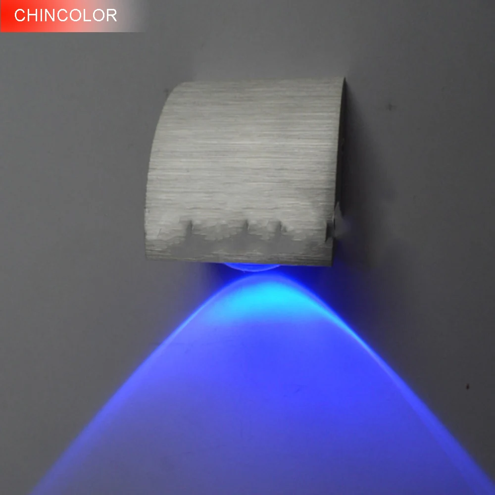 

Modern LED Wall light AC85-265V Wall Mounted 3W lighting fixture for indoor Decoration living room bedroom wall lamps DF