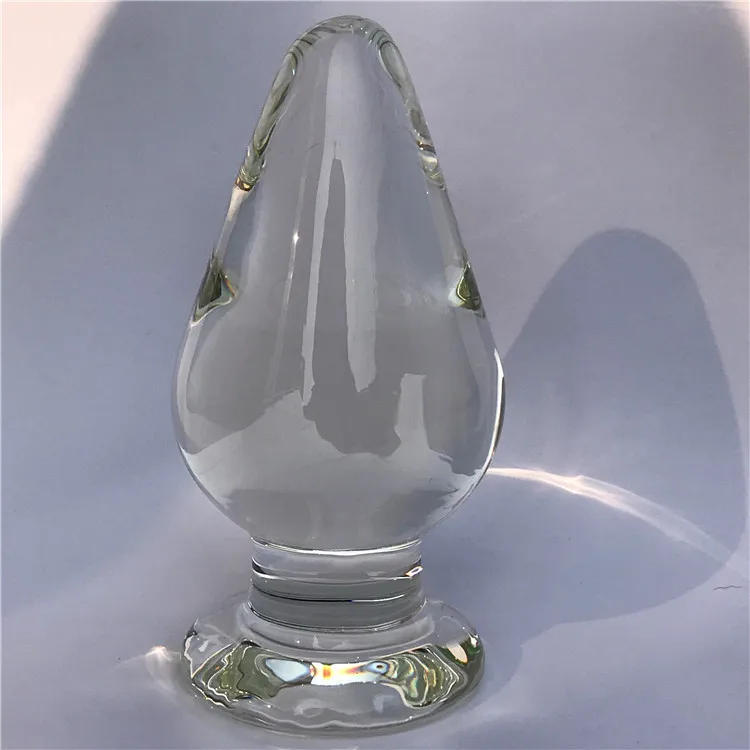 80mm Super Huge Size Pyrex Glass Butt Plug Large Crystal Anal Dildo Ball Fake Penis Masturbate Adult Sex Toy For Women Men Gay | Красота и
