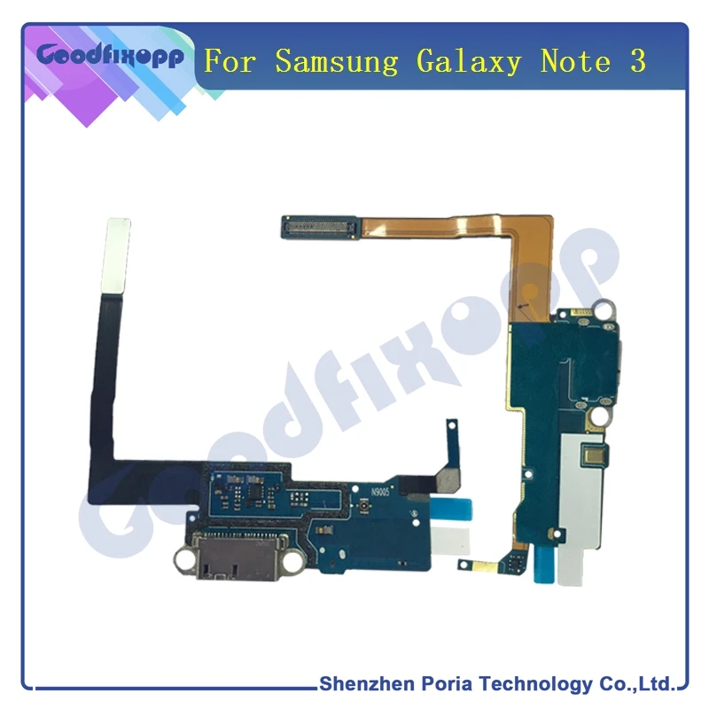 1 шт. для Samsung Galaxy Note 3 N9005 USB зарядный порт док-разъем гибкий кабель с микрофоном