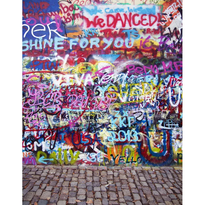 

S-2591 Graffiti Photo Background Backdrop Vinyl Baby Newborn Child