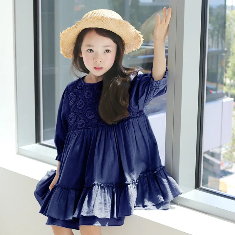 Новинка 2020 летняя и весенняя детская одежда в Корейском стиле детское платье с