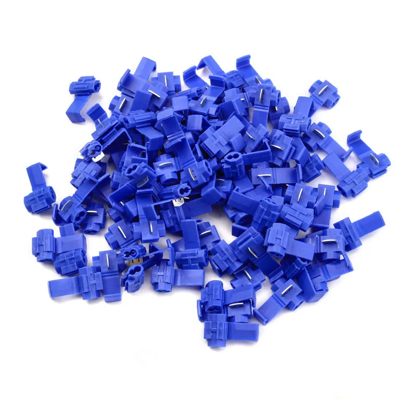 

50 шт., электрический кабель с изоляцией, быстроразъемные клеммы, разъемы для автомобильных электрических кабелей, ОБЖИМНАЯ защелка