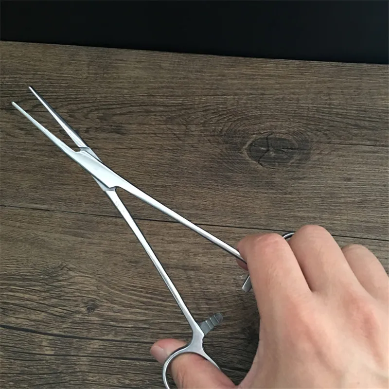 7 &quotиз нержавеющей стали с замком прямые щипцы для удаления волос собачьими