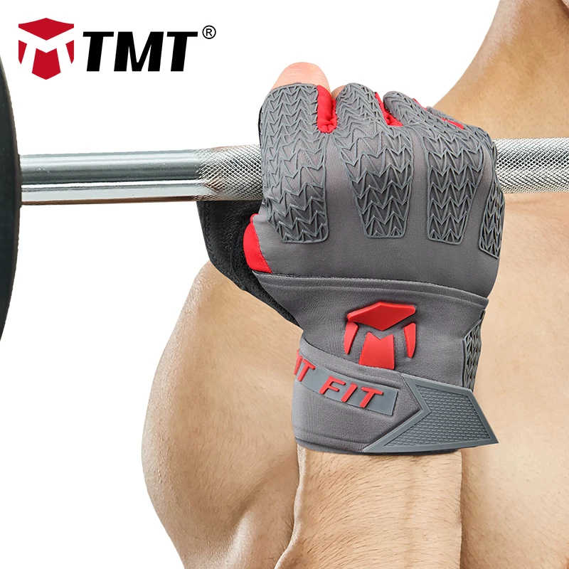 TMT goatskin перчатки для тренажерного зала оборудование спортзала наклейки в