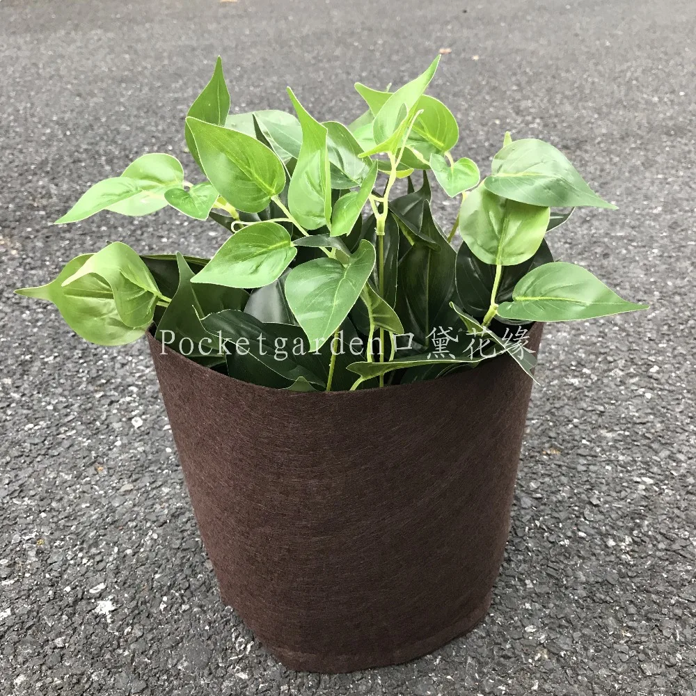 5 шт 2 галлона горшок из ткани зеленый Растительный мешок корень контейнеры