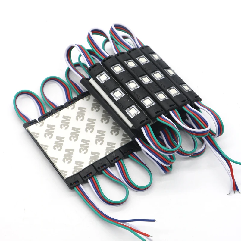SZYOUMY Новое поступление SMD 5050 Светодиодный модуль RGB 3 светодиода черный корпус с