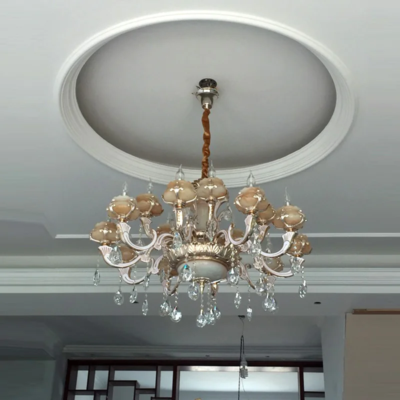 люстры для гостинной потолочные Очень большие гостиной хрустальное освещение