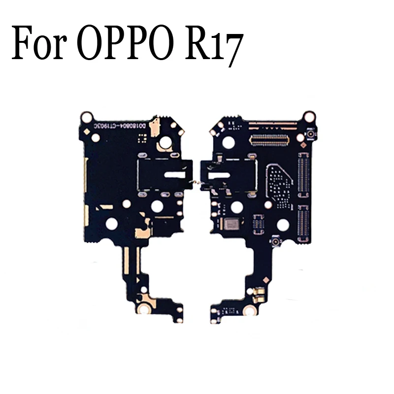 

New Original For OPPO R17 r17 USB Dock Charging Port Mic Microphone Module Board Flex Cable Parts Replacement For OPPO R 17