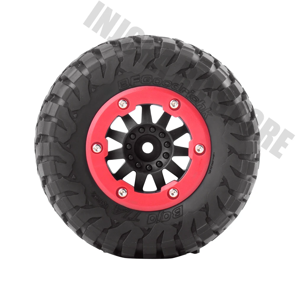 4 шт./компл. обода колеса и резиновые шины Traxxas для 1/10 RC короткофокусный автомобиль