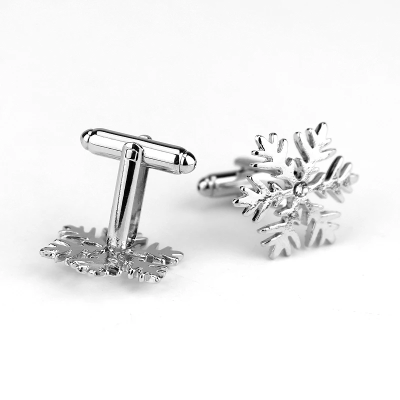Женские украшения для платья запонки пуговица манжета в виде снежинки мужские