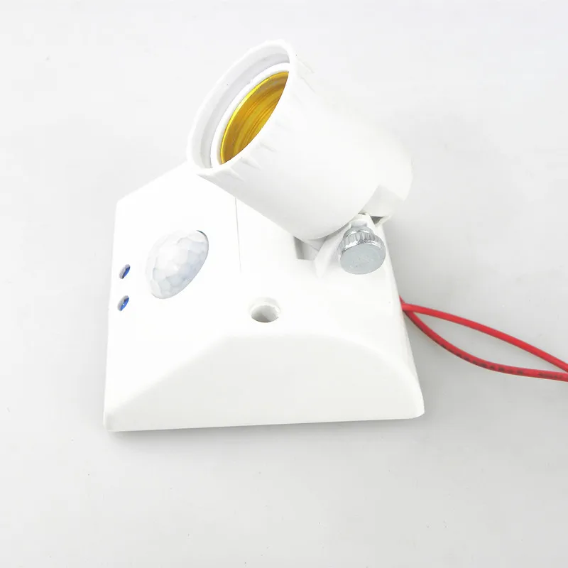 360 Degrees PIR Induction Motion Sensor IR Infrared Human E27 Plug Socket LED Light Switch Base Lamp Holder | Лампы и освещение