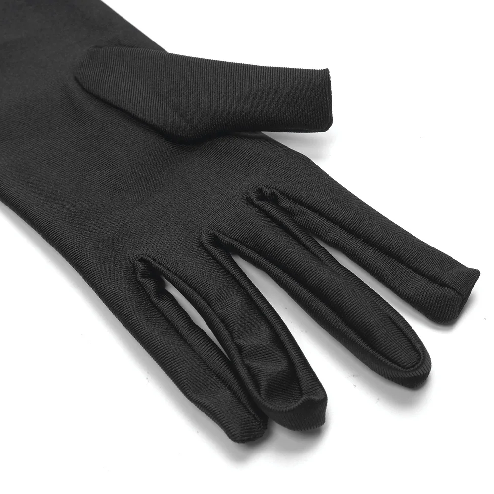 

Fashion Satin Long Gloves Opera Pure Color Evening Party Costume Gloves