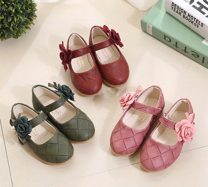 

Children's casual shoes 2019 spring and autumn new princess shoes girls dance shoes soft bottom bean peas shoes