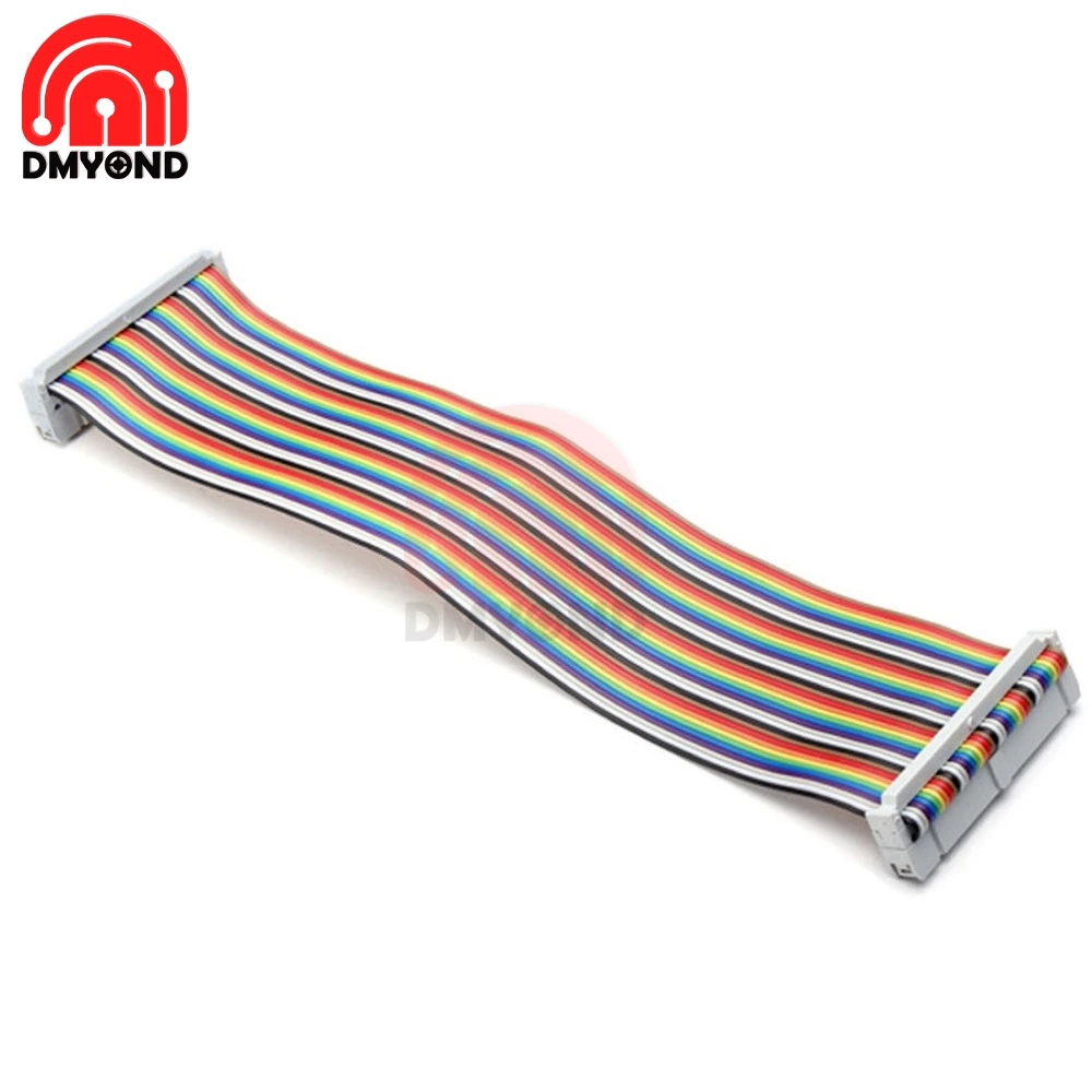 Diy Электронный 20 см 40 P PIN 40PINS Way GPIO Радужный ленточный кабель для Raspberry Pi Model B /