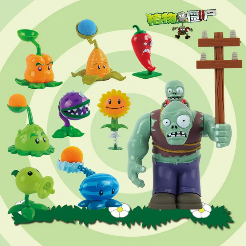 Игра PVZ Plants vs Zombies Peashooter ПВХ фигурка модель игрушки подарки для детей Высокое