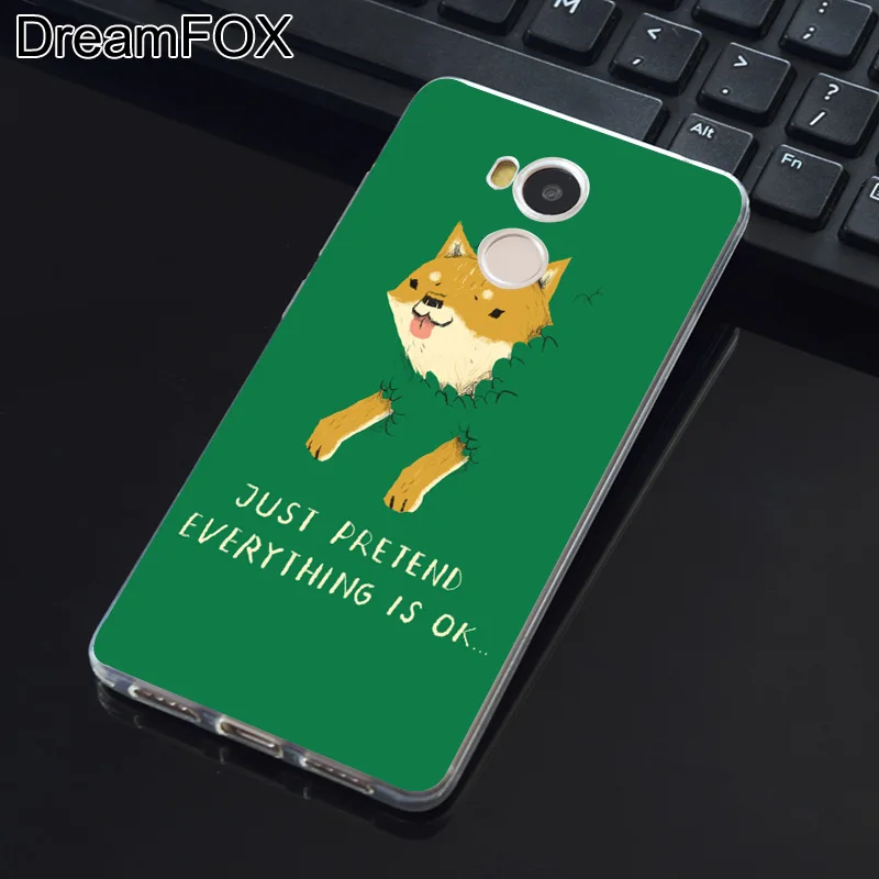DREAMFOX K151 карман дож Мягкие TPU силиконовый чехол для Xiaomi Redmi Note 3 4 5 плюс S 4A 4X 5A Pro