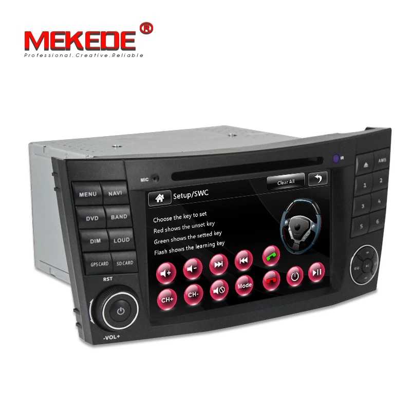 Два din 7 дюймов dvd-плеер автомобиля для Mercedes Benz/E-Class/W211/E300/ CLK/W209/CLS/W219/G-Class/W463 Canbus Радио GPS навигации FM