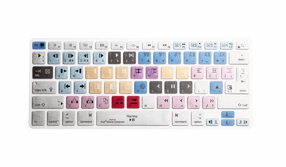 Для A1278 Avid Media Composer ярлык клавиатура экран Обложка для iPhone iMac Macbook Pro Air 13 15 KC|Чехлы