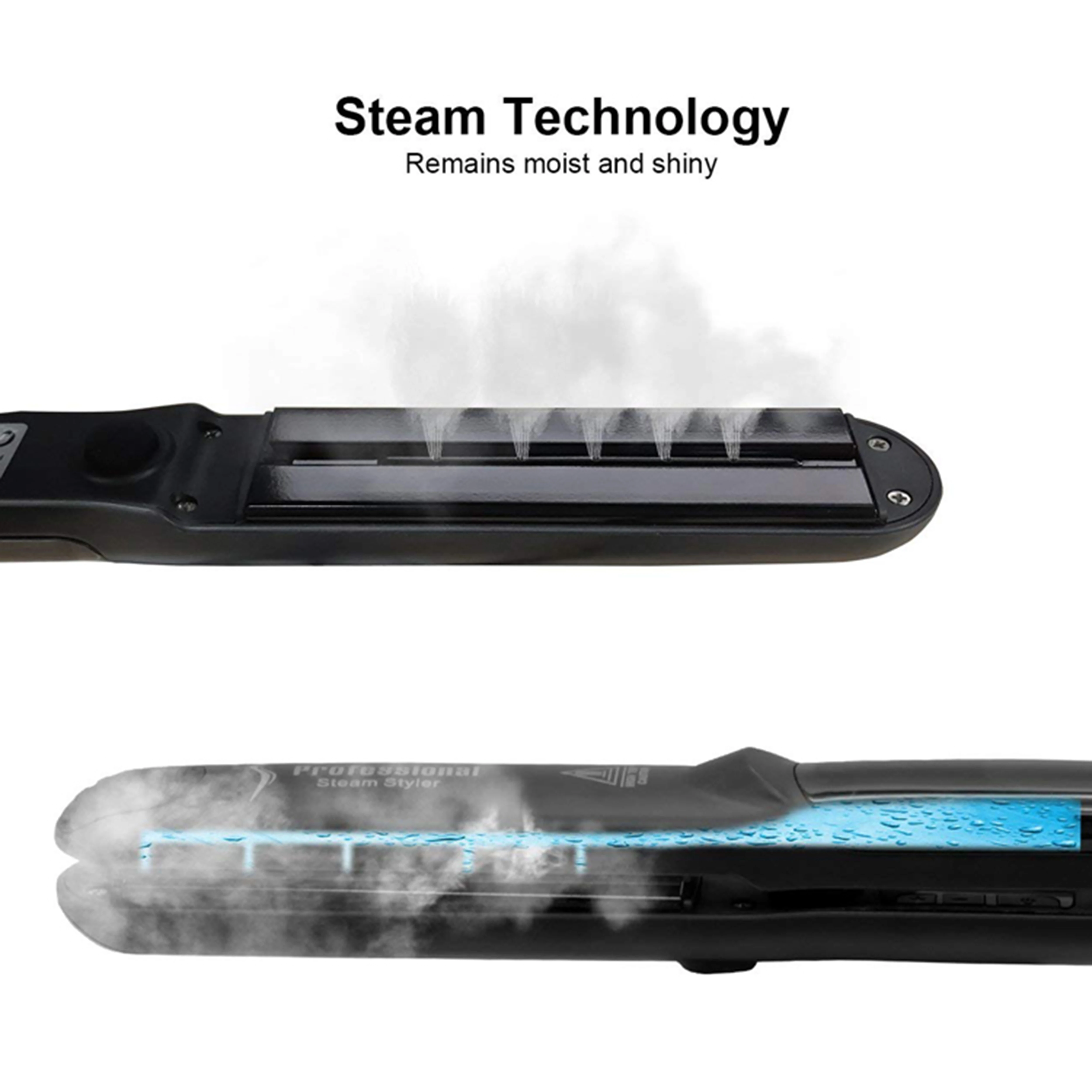 

Professional Hair Straightener With Steam Function Fast Heating Hair Straightening