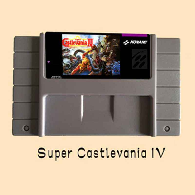 Супер Castlevania IV 16 бит большая серая игровая карта для игрока США NTSC | Электроника