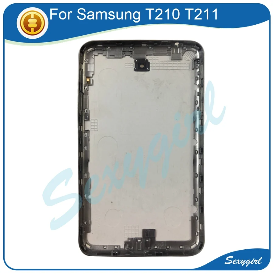 Для Samsung Galaxy SM T210 T211 T217 Задняя крышка батареи задняя дверь Корпус чехол запасные