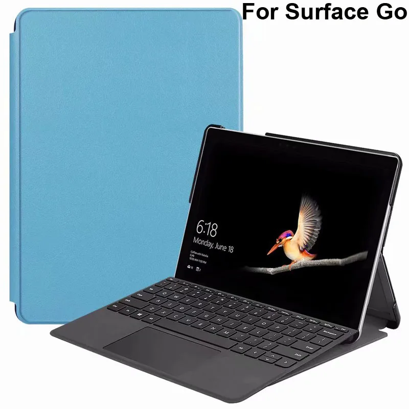 Чехол-подставка для Microsoft Surface Go портативный чехол с откидной крышкой клавиатуры