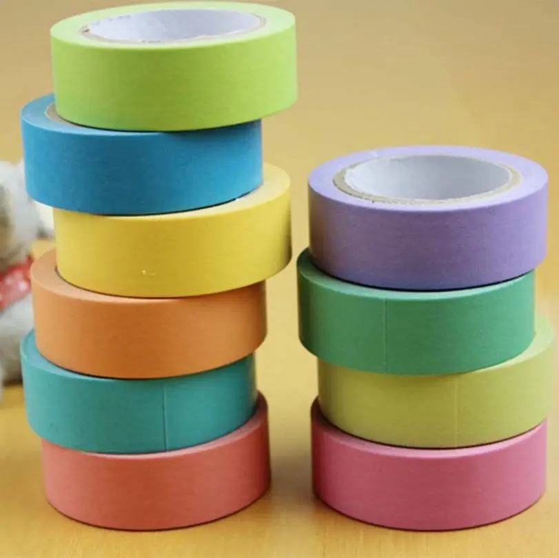 Однотонная лента для маскировки 15 мм * 10 м Васи цветов DIY Deco|washi tape|masking tapewashi tape |