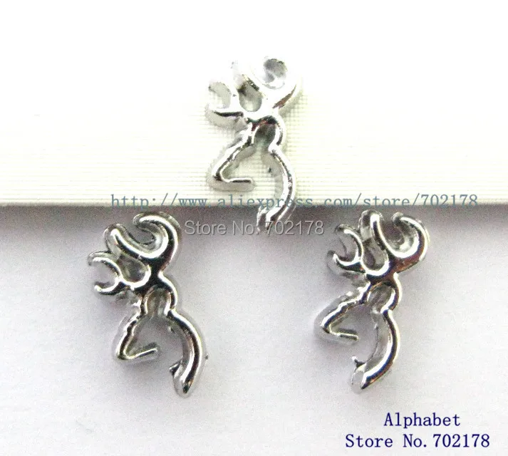 Голова оленя оптом 10 шт слайды Подвески внутренний диаметр.: 8 мм полоса подходит